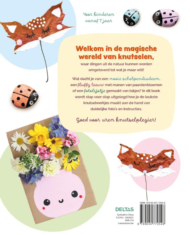 Achterkant van Creatief knutselen met natuurmaterialen