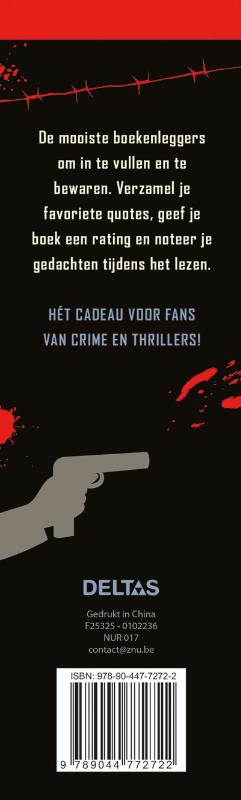 Achterkant van Boekenleggers om in te vullen Crime & Thriller