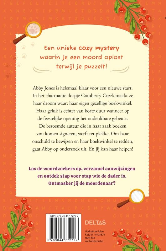 Achterkant van Cozy mystery - Moord tussen de boeken