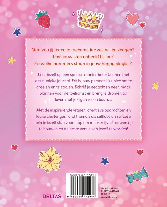 Achterkant van Girl Power - Mijn creatieve journal