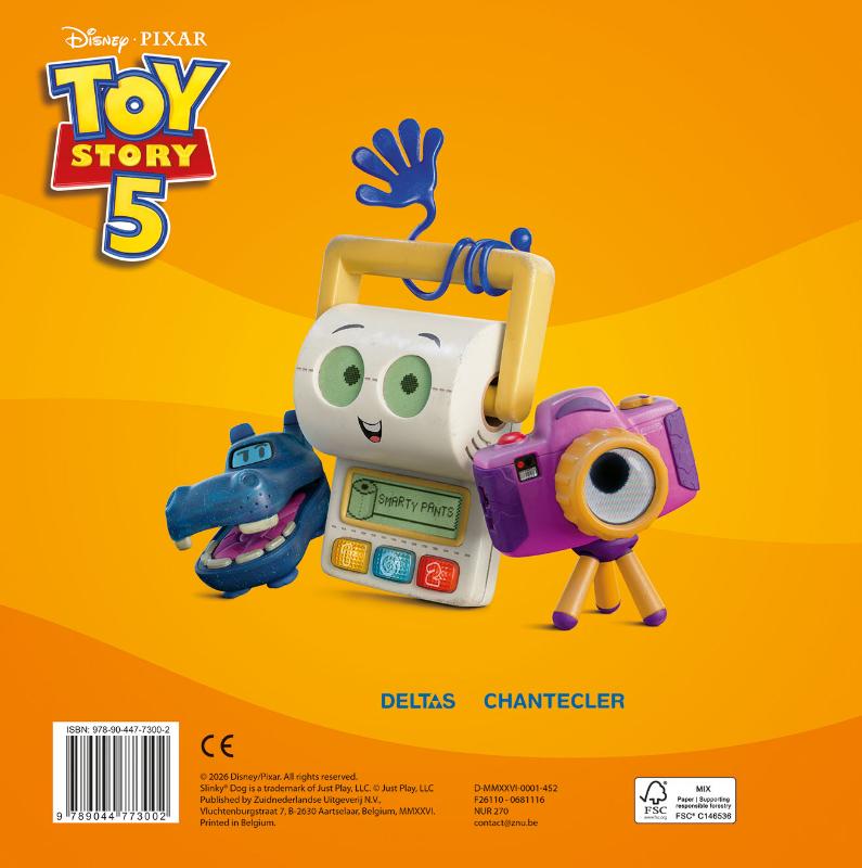 Achterkant van Disney Toy Story 5 Color Fun