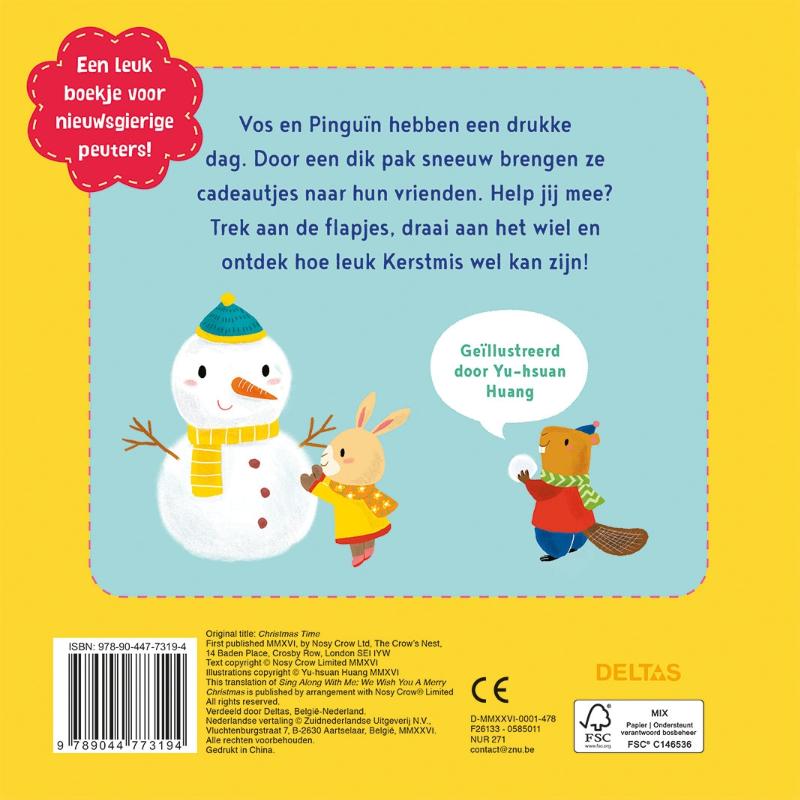 Achterkant van Mijn leuke schuifboekje - Vrolijk kerstfeest, iedereen!
