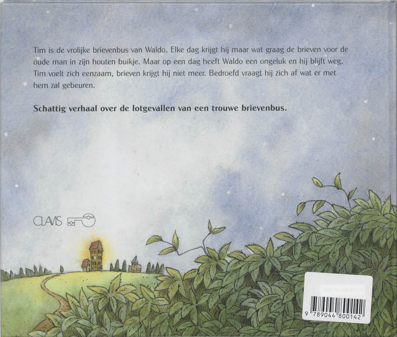 Achterkant van Post voor Tim