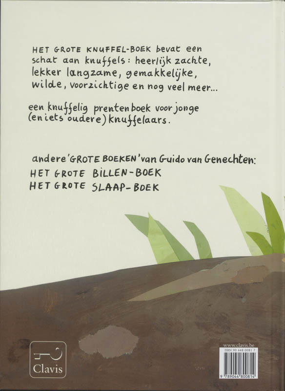 Achterkant van Het grote knuffel-boek