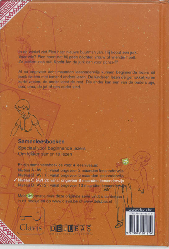 Achterkant van De jurk van Jan