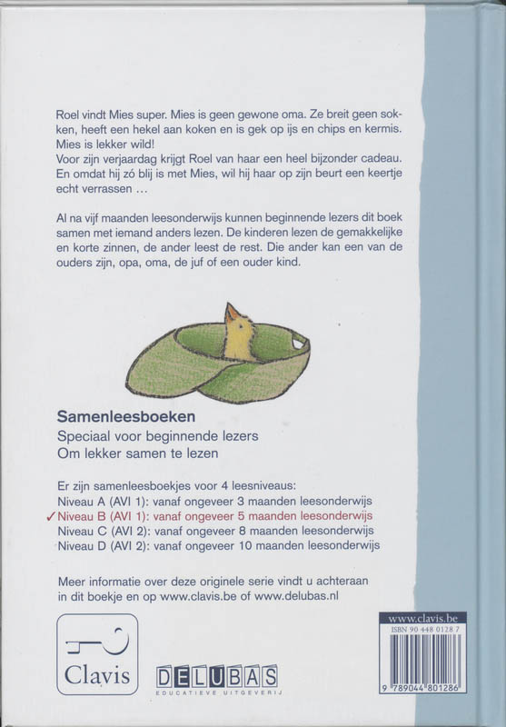 Achterkant van Mies is raar