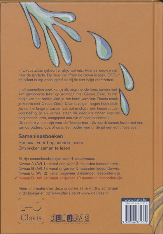 Achterkant van Circus Ziezo