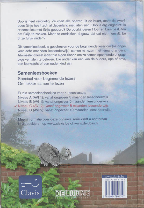 Achterkant van Op zoek naar grijs