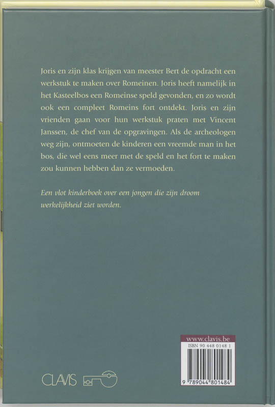 Achterkant van De vondst in het kasteelbos