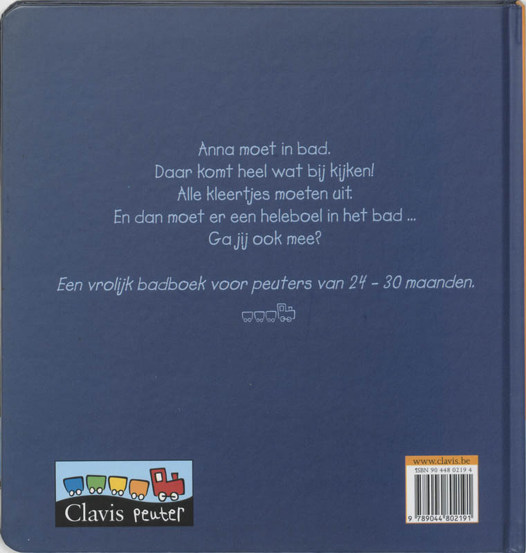 Achterkant van In bad