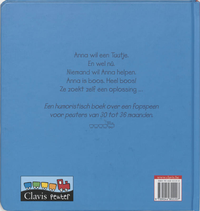 Achterkant van Ik wil een Tuutje