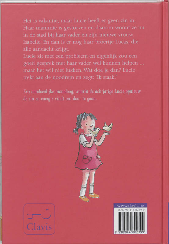 Achterkant van Ik staak