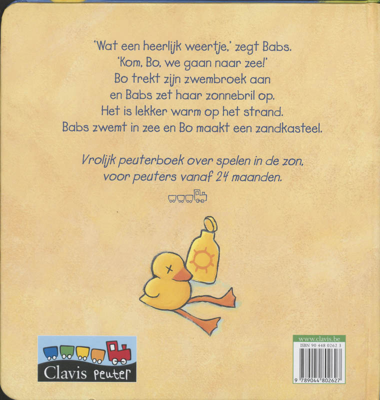 Achterkant van Bo en Babs in de zon