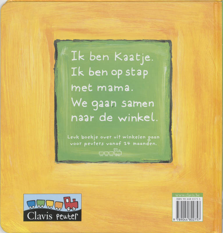 Achterkant van Kaatje in de winkel