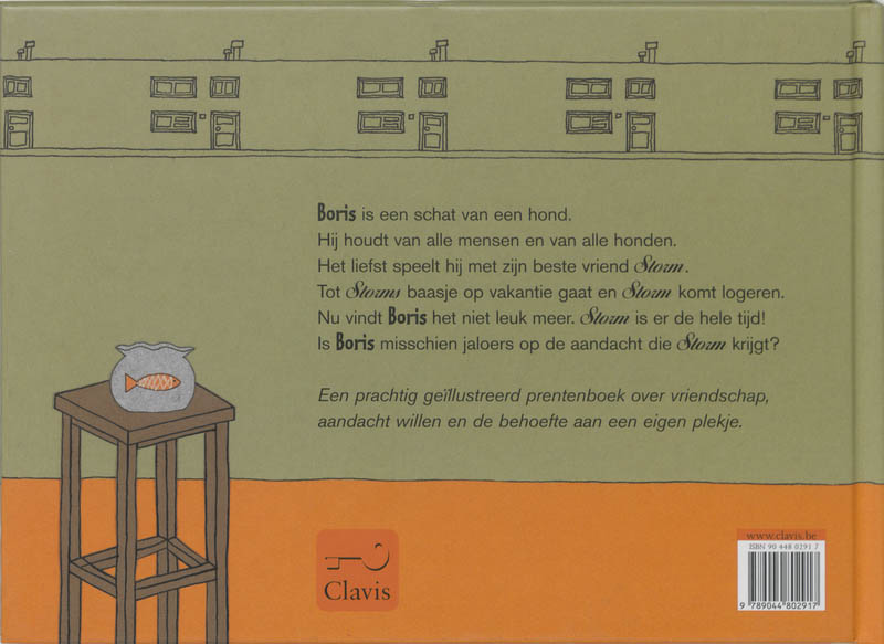 Achterkant van Boris is de liefste