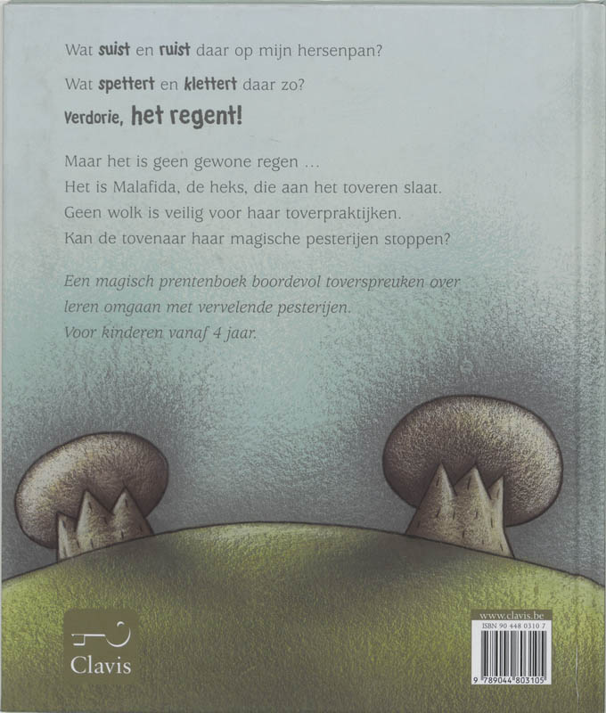 Achterkant van Een regen van magie