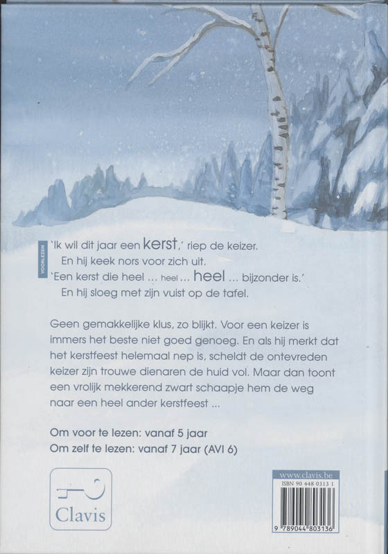 Achterkant van De kerst van de keizer