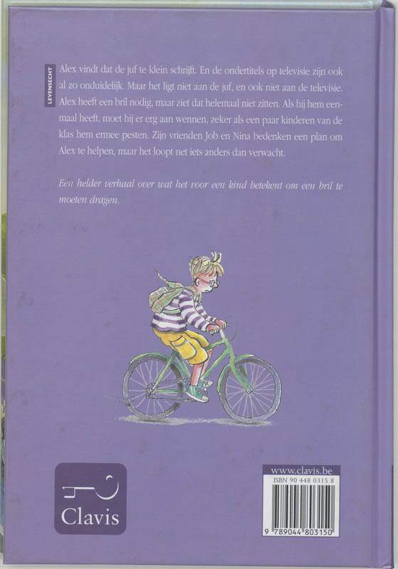 Achterkant van Brillenman