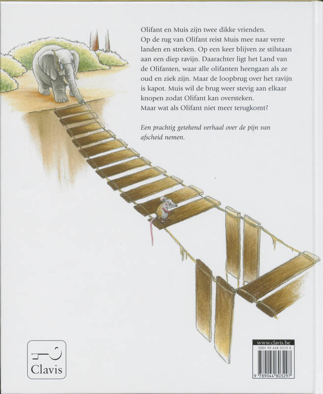 Achterkant van De oude olifant
