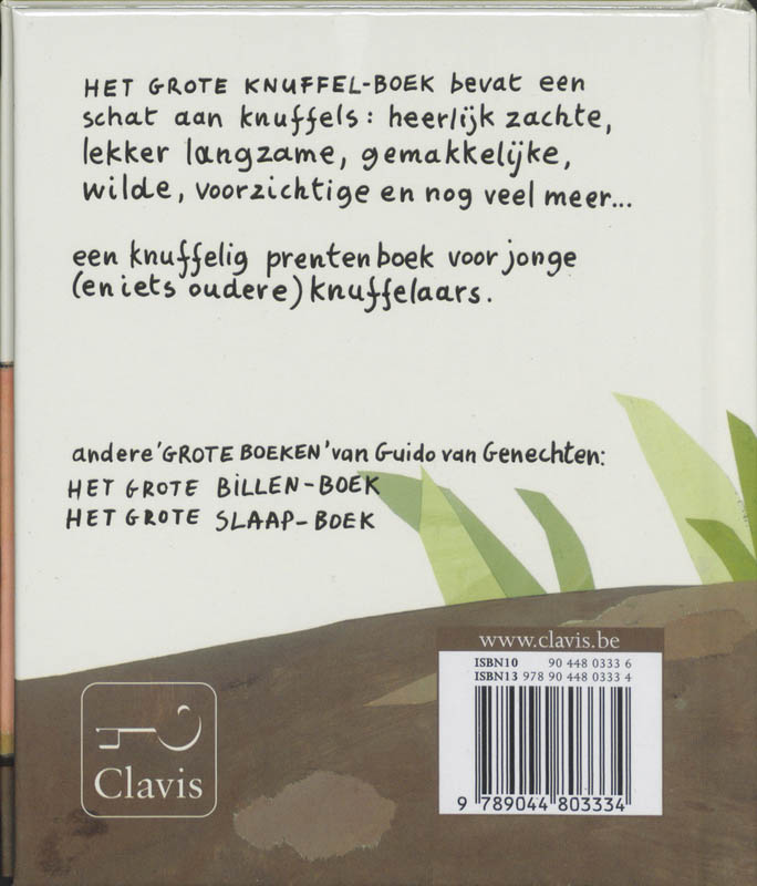 Achterkant van Het grote knuffelboek