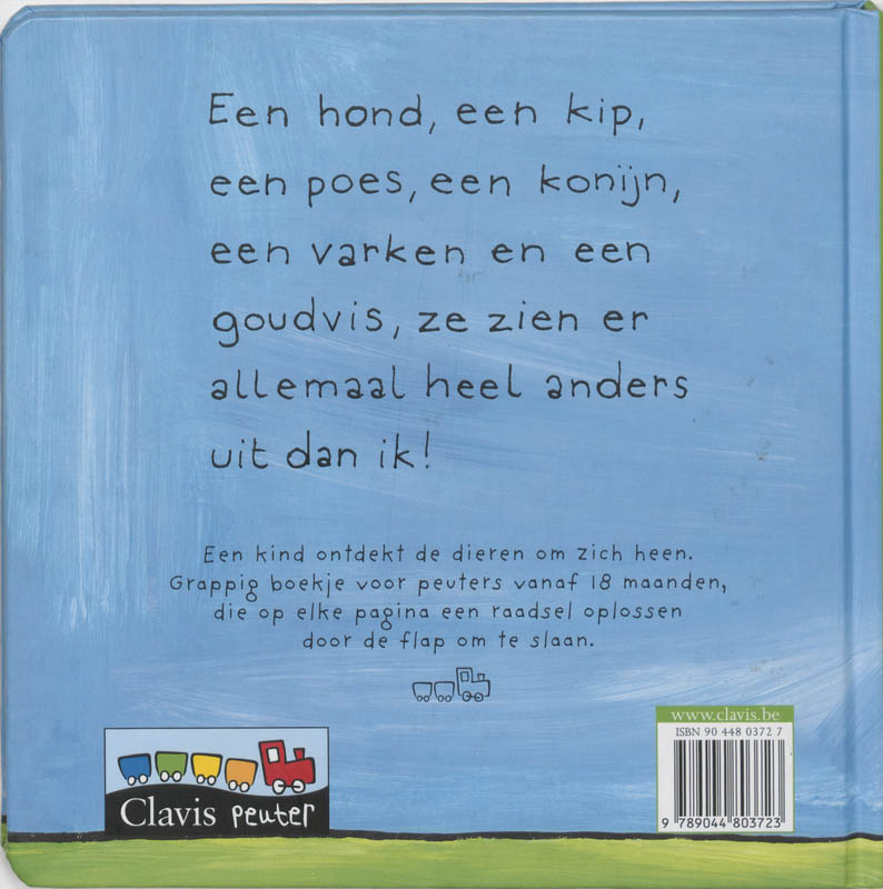 Achterkant van Wie ben ik?