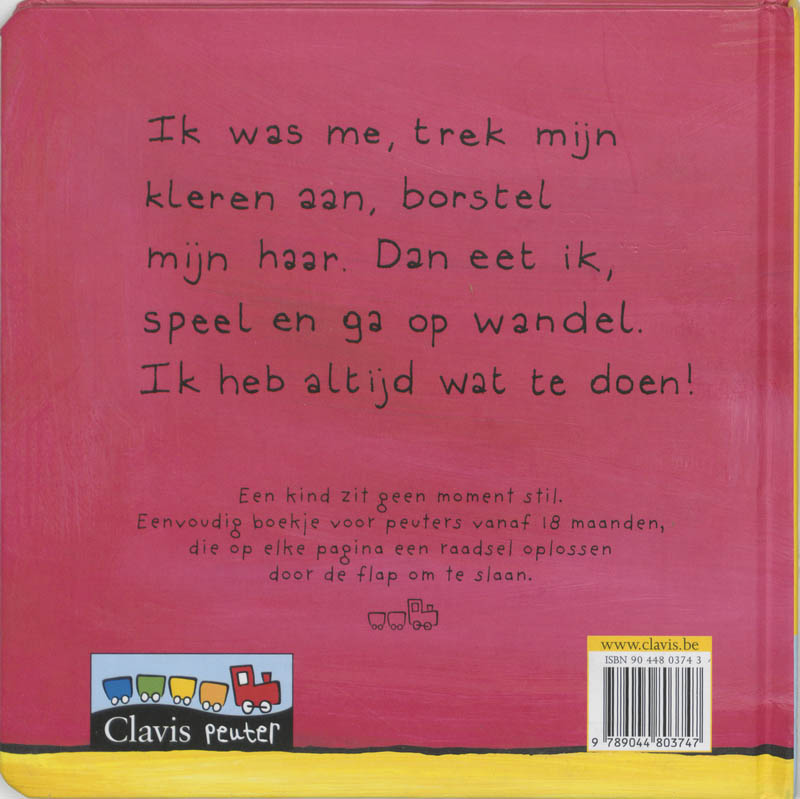 Achterkant van Wat doe ik?