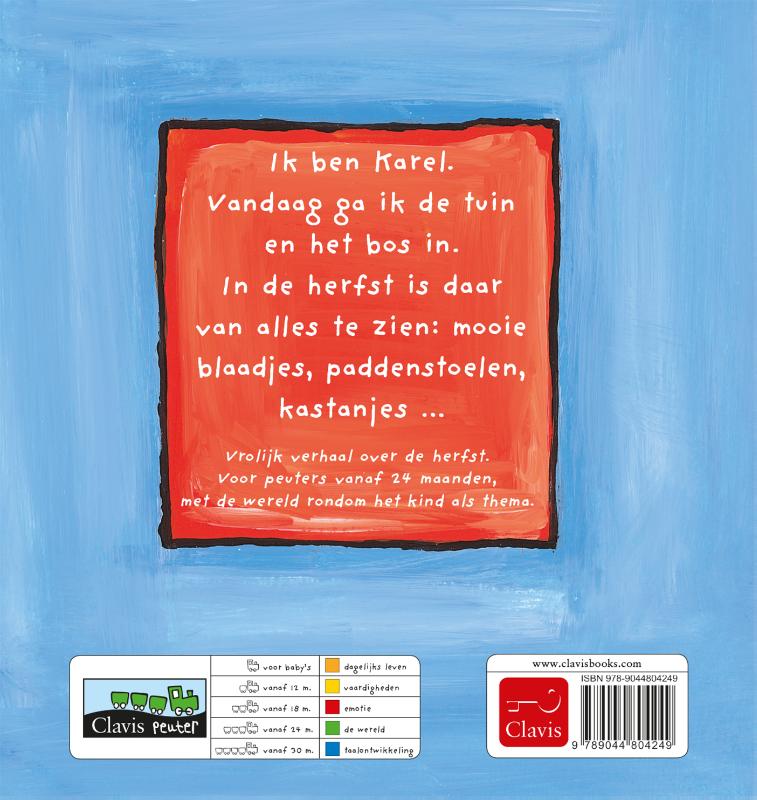Achterkant van Karel in de herfst