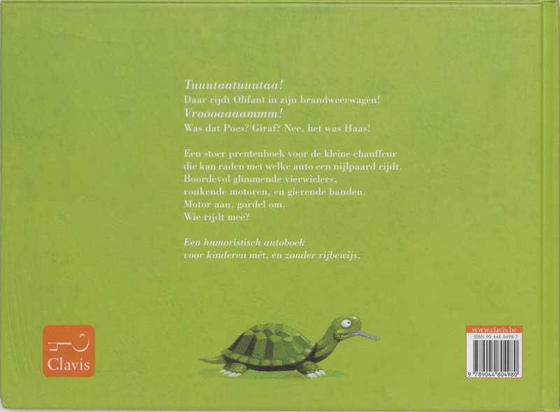Achterkant van Wie rijdt?