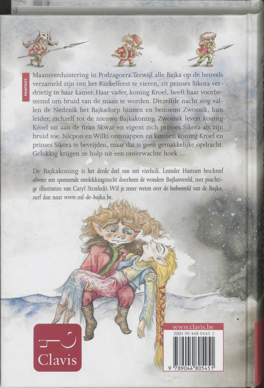 Achterkant van De Bajkakoning