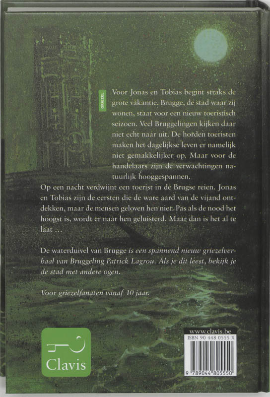 Achterkant van De waterduivel van Brugge