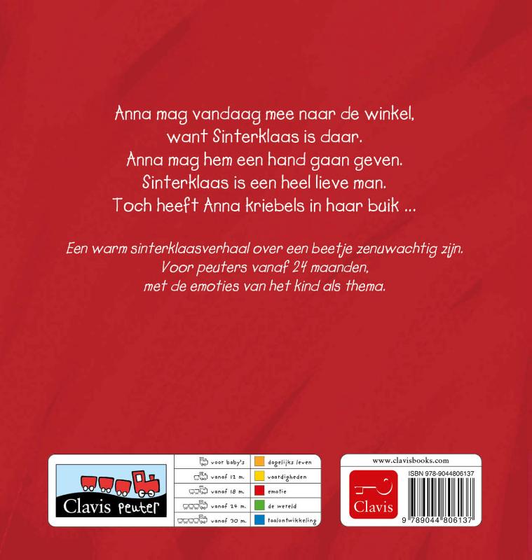 Achterkant van Anna en Sinterklaas