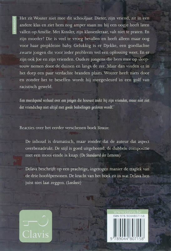 Achterkant van Blind