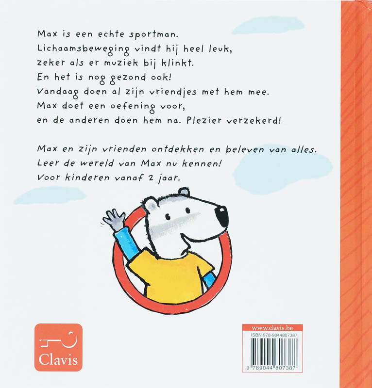 Achterkant van Max gaat sporten