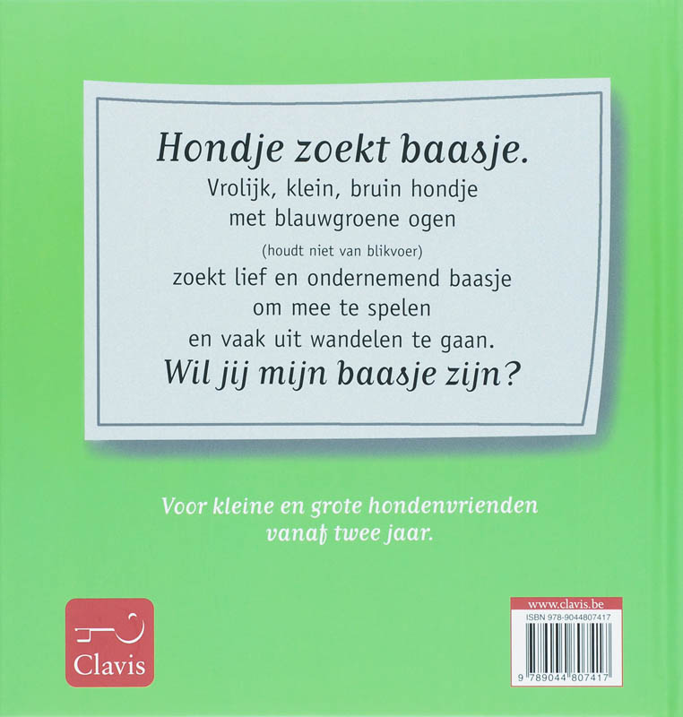 Achterkant van Hondje!