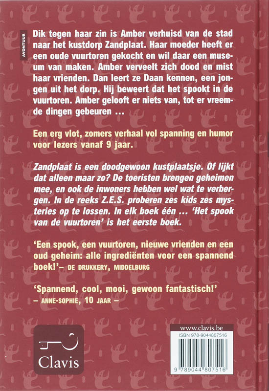 Achterkant van Het spook van de vuurtoren