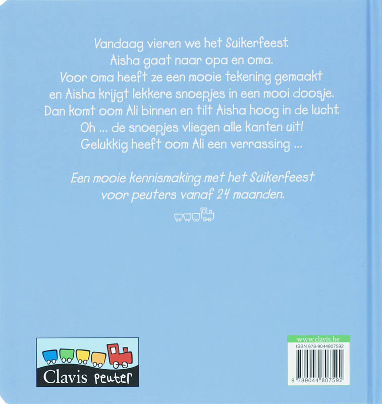 Achterkant van De snoepjes van Aisha