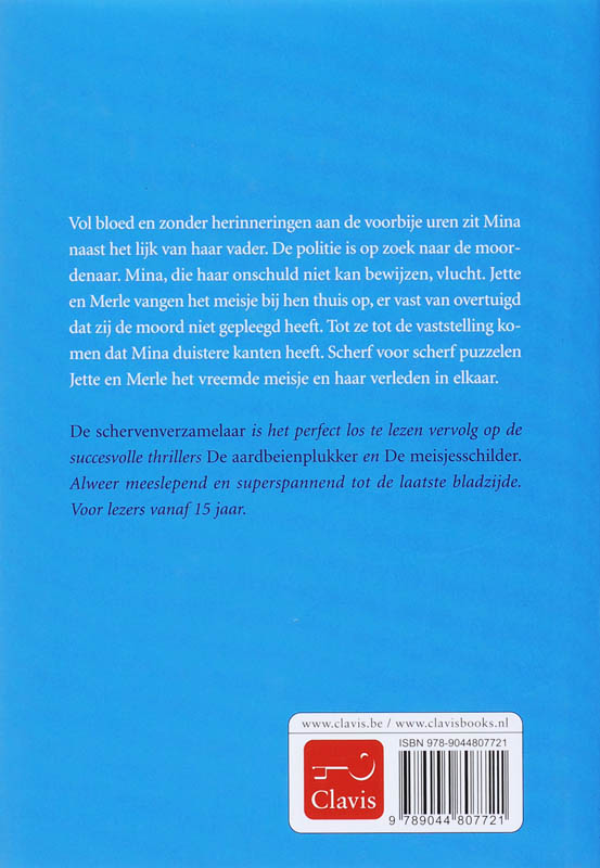 Achterkant van De schervenverzamelaar