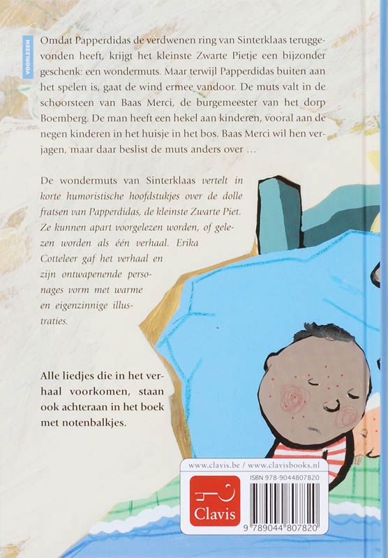 Achterkant van De wondermuts van Sinterklaas