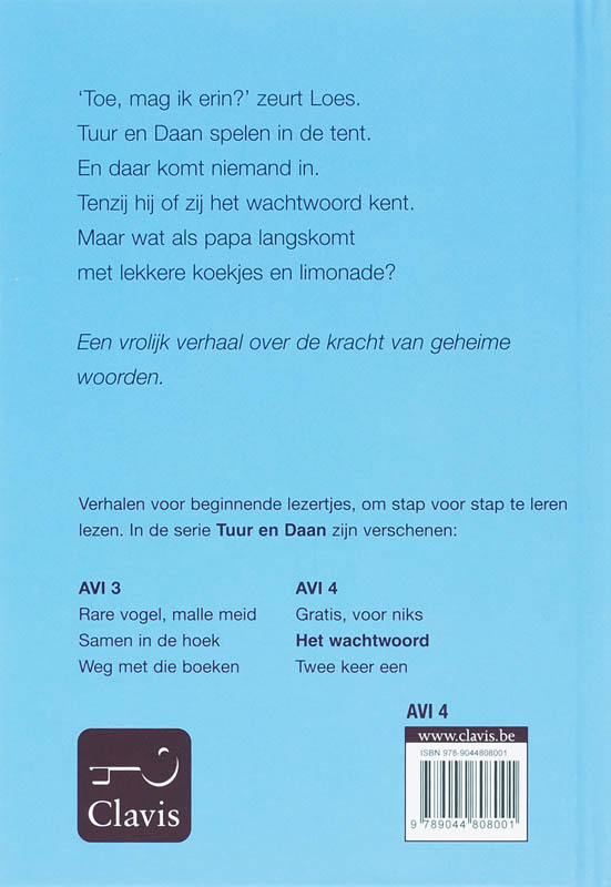Achterkant van Het wachtwoord