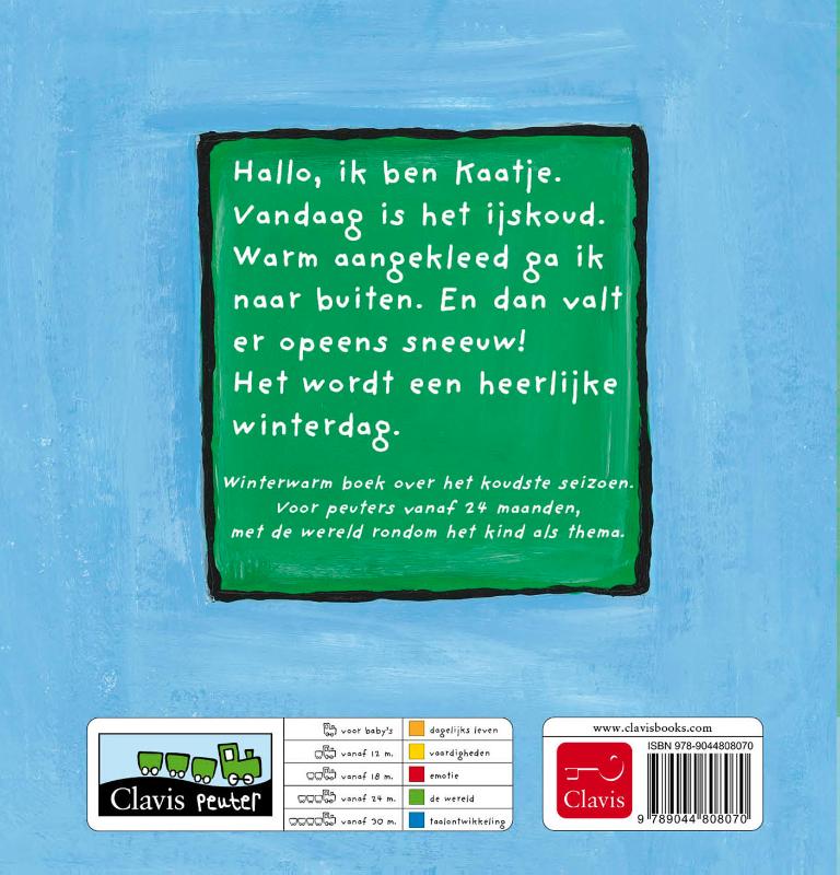 Achterkant van Kaatje in de winter