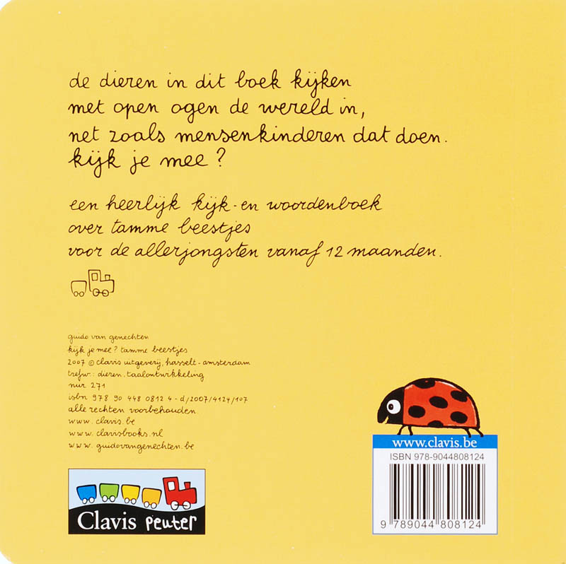 Achterkant van Tamme beestjes