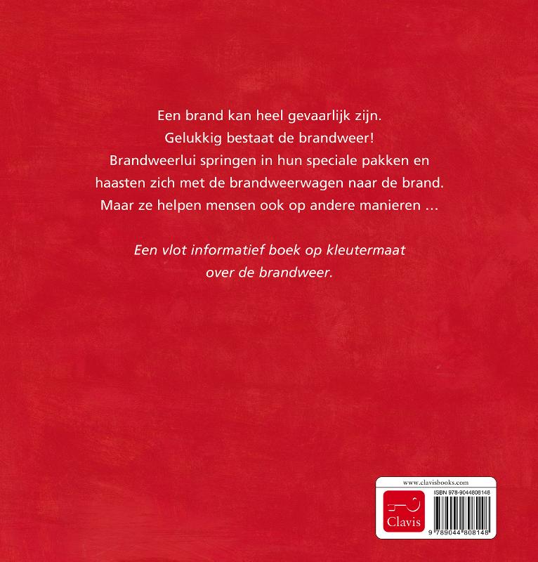 Achterkant van De brandweerman