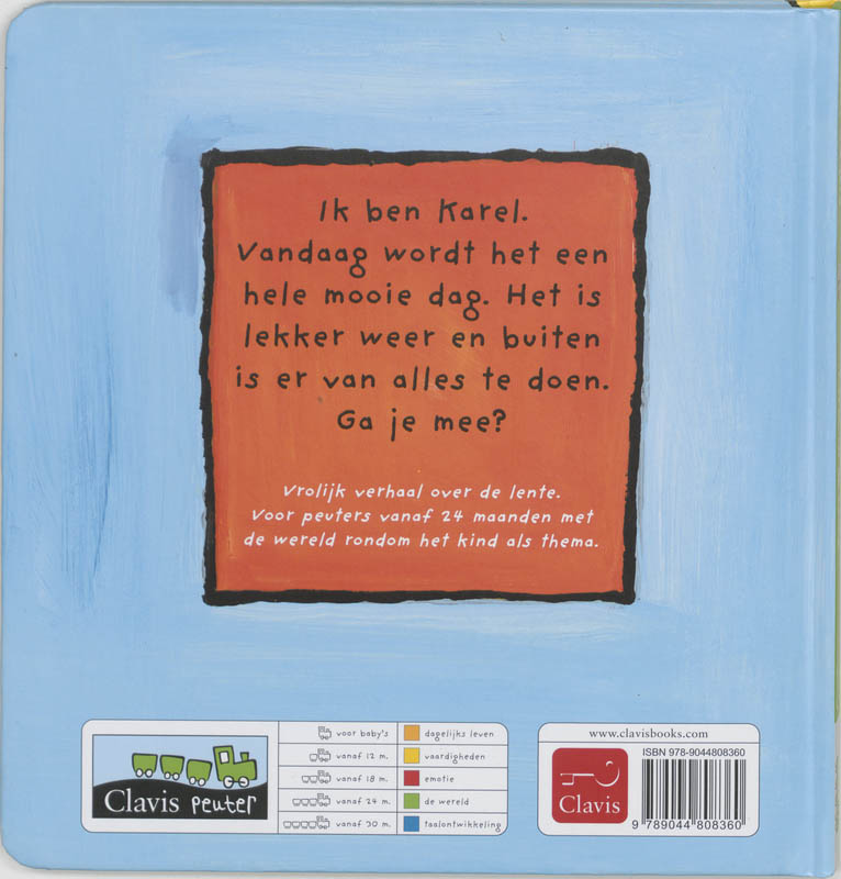 Achterkant van Karel in de lente