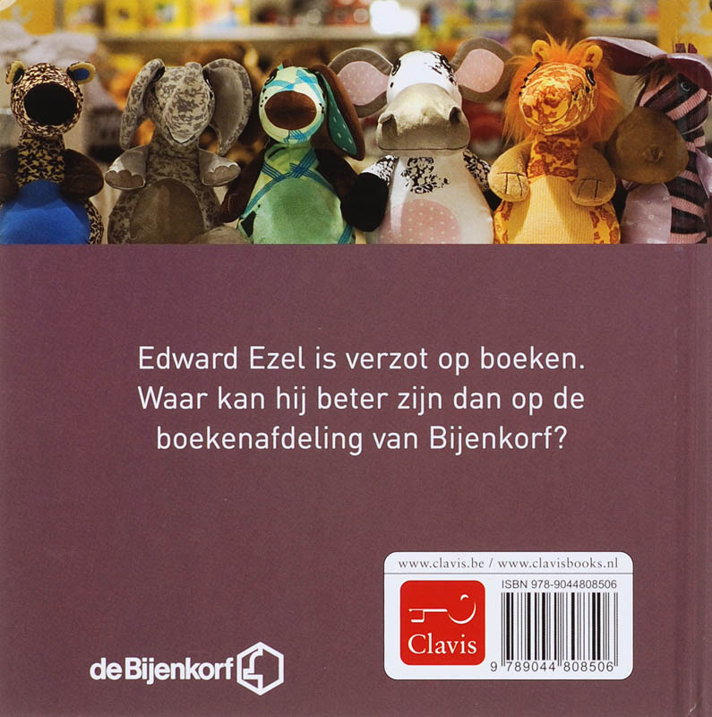 Achterkant van Edward Ezel wil lezen