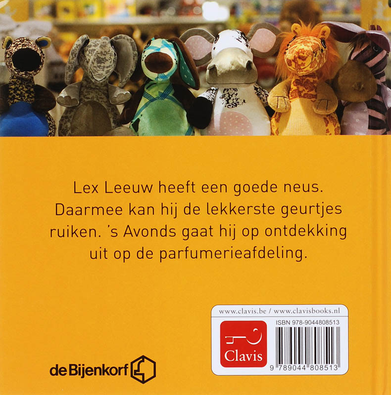 Achterkant van Lex Leeuw wil lekker ruiken