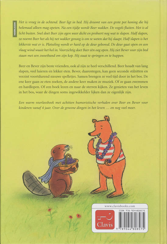 Achterkant van Beer en Bever