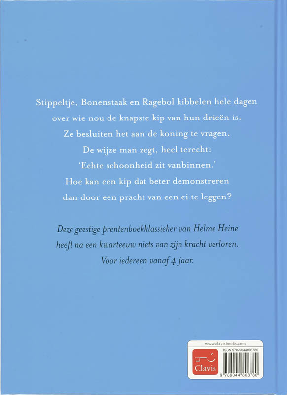 Achterkant van Het mooiste ei van de wereld