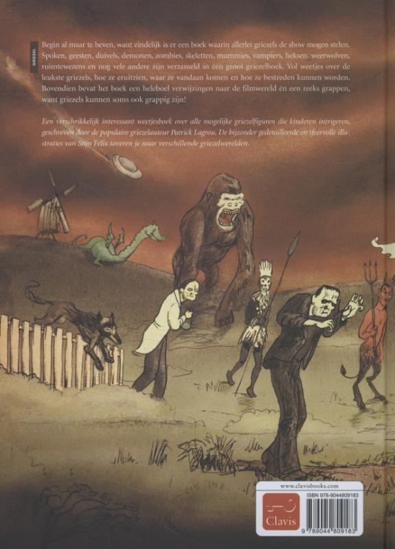 Achterkant van Het grote griezelboek