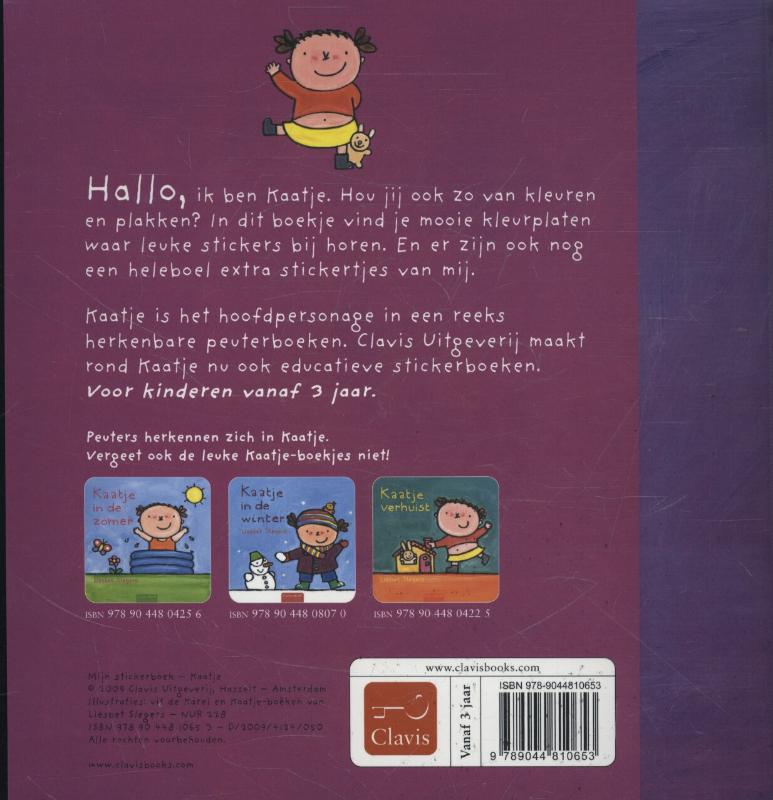 Achterkant van Mijn stickerboek
