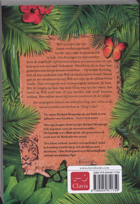 Achterkant van Kind van de wildernis